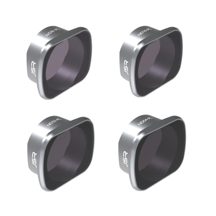 JSR KS 4 in 1 NDPL Lens Filter Set for DJI FPV, Aluminum Alloy Frame