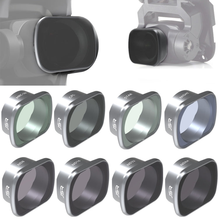 JSR KS 8 in 1 Lens Filter Set for DJI FPV, Aluminum Alloy Frame