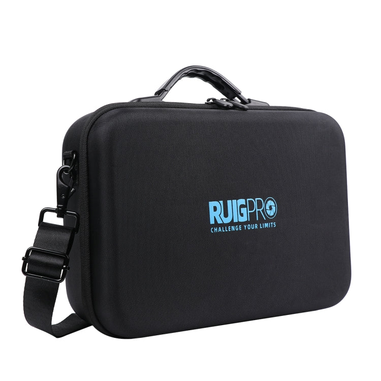 RUIGPRO Portable EVA Shoulder Storage Bag Protective Case Box for DJI Mavic Air 2 (Black)