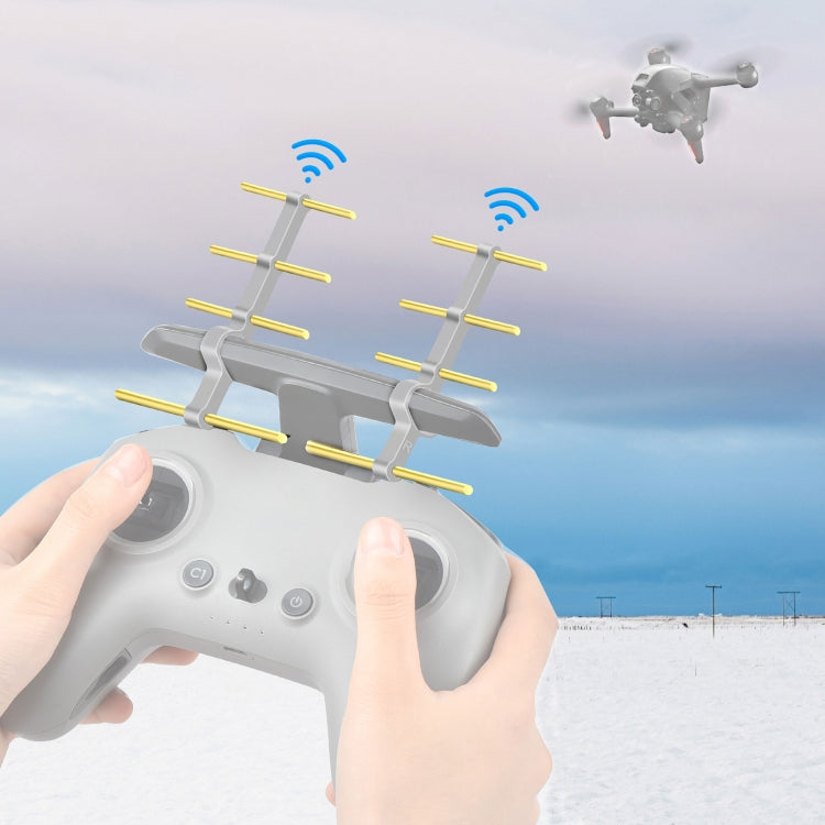 STARTRC Yagi Antenna Signal Enhancer for DJI FPV (Grey) - Extended Range and Easy Installation