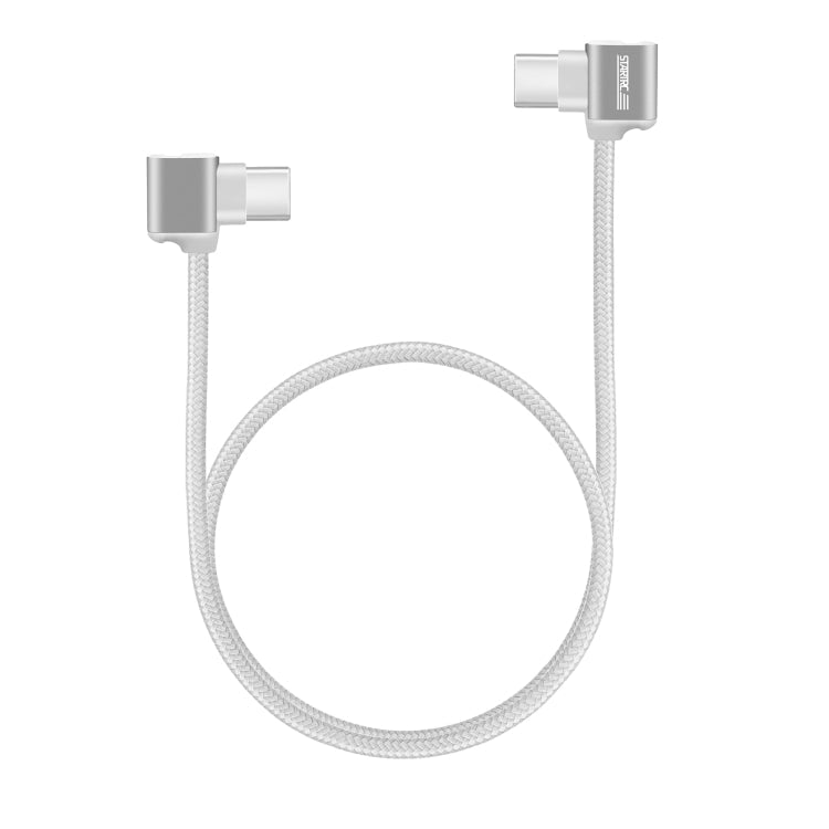 STARTRC Type-C / USB-C to Type-C / USB-C Dual-way Transmission Data Cable - 30cm (White)