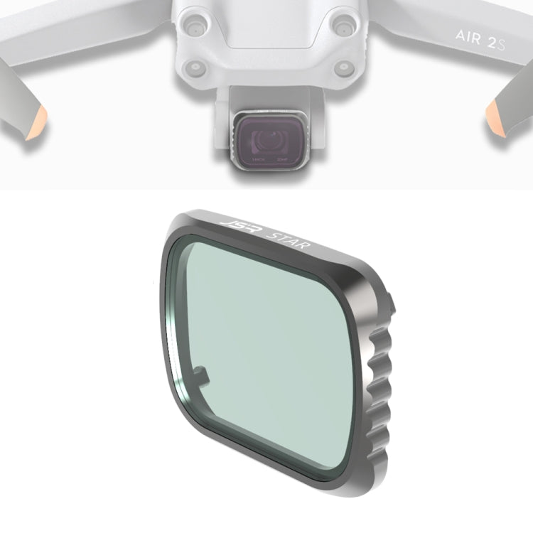 JSR KS STAR Effect Lens Filter for DJI Air 2S: Aluminum Frame