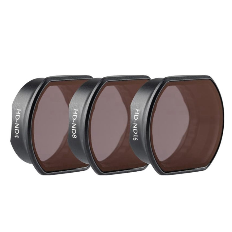 PGYTECH 3 PCS ND4+ND8+ND16 Drone Lens Filter for DJI FPV - Enhanced Aerial Photography Experience