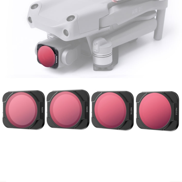 Sunnylife A2S-FI9347 4 in 1 ND Lens Filter Set for DJI Air 2S