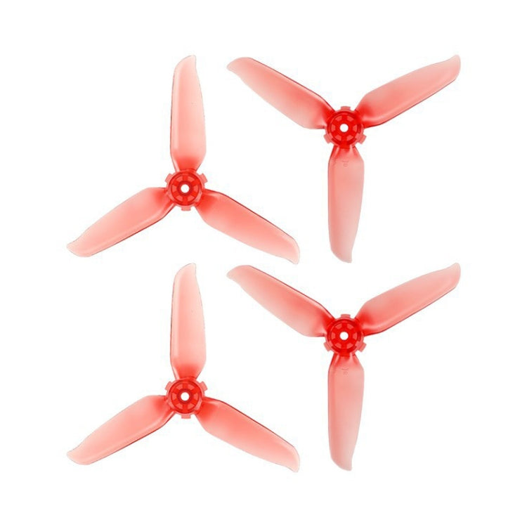 RCSTQ 2 Pairs Clear Color Quick-Release Propellers for DJI FPV (Red)
