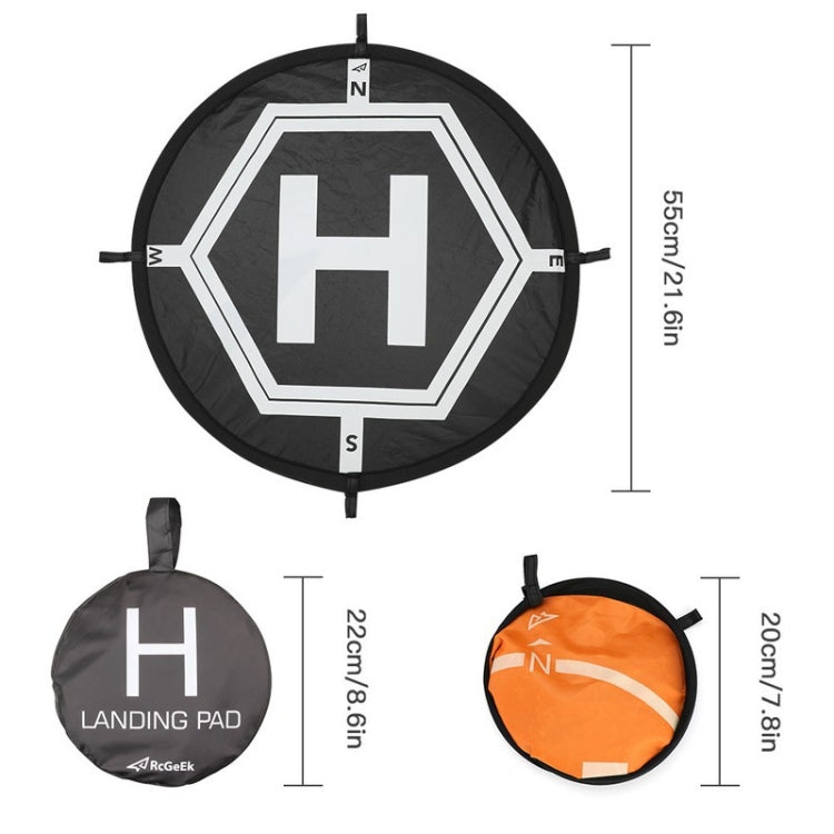 RCGEEK 55cm Foldable Portable Landing Pad for DJI Drones