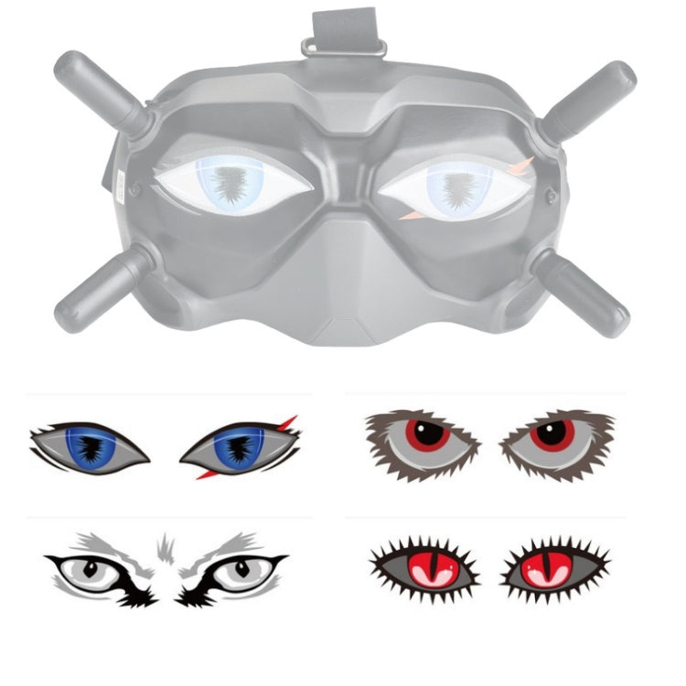 Enhance Your DJI FPV Goggles V2 with RCSTQ 4 in 1 Patterns Eye Sticker