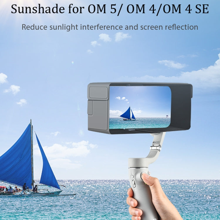 Sunshade for DJI OM 5 / OM 4 SE / OM 4 Controller Phone, Grey