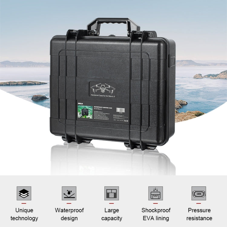 Waterproof Shockproof Suitcase Storage Box for DJI Mavic 3 (Black)