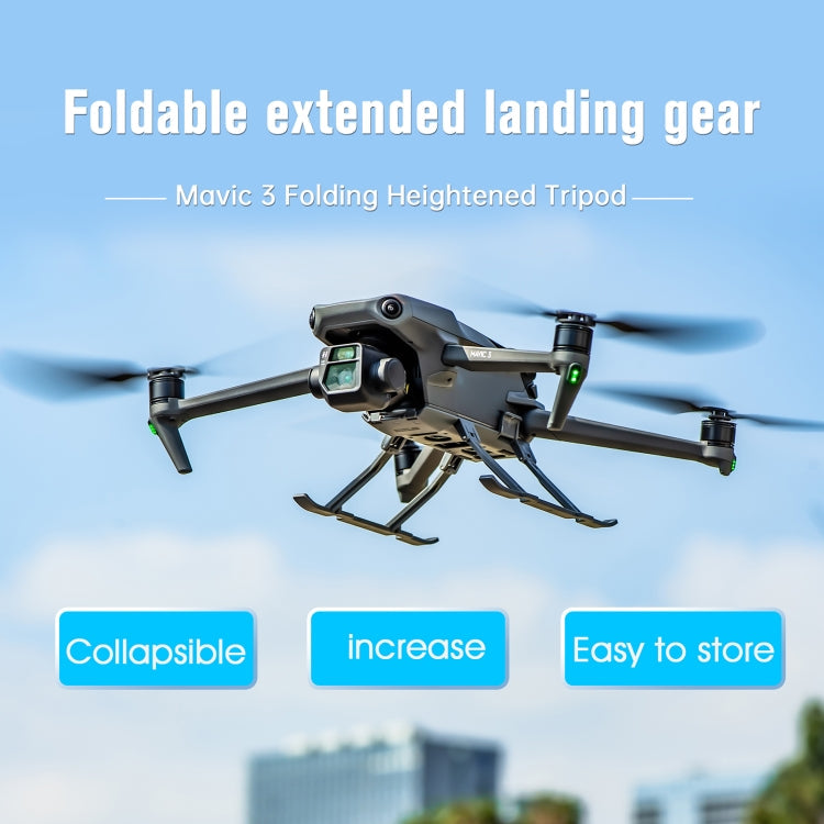 Foldable Quick Release Landing Gear Height Extender Holder for DJI Mavic 3 (Grey)