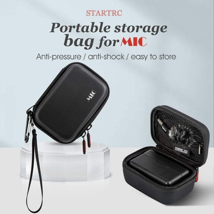 DJI Mic Storage Bag with Diamond Texture PU Leather (Black)