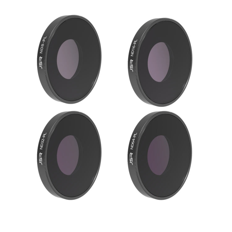 JSR 4 in 1 ND8PL / ND16PL / ND32PL / ND64 PL Lens Filter for DJI Osmo Action 3 / GoPro Hero11 Black / HERO10 Black / HERO9 Black