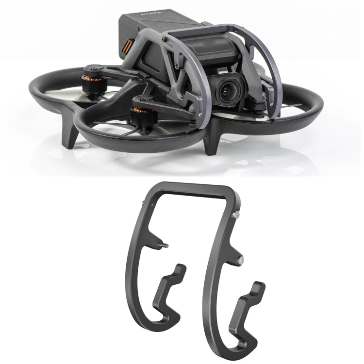 Anti-collision Aluminum Alloy Guard Bumper for DJI Avata STARTRC Gimbal Lens (Black)