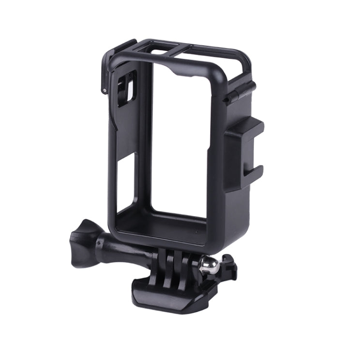 Vertical Protective Frame Cage with Cold Shoes for DJI Osmo Action 3 (Black)