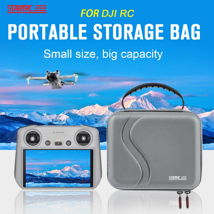 Waterproof Shoulder Storage Bag for DJI Mini 3 Pro / Mavic 3 / Air 2S / DJI RC (Grey)