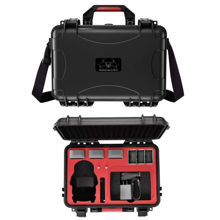 STARTRC Waterproof Shockproof Suitcase for DJI Mini 3 and RC (Black)