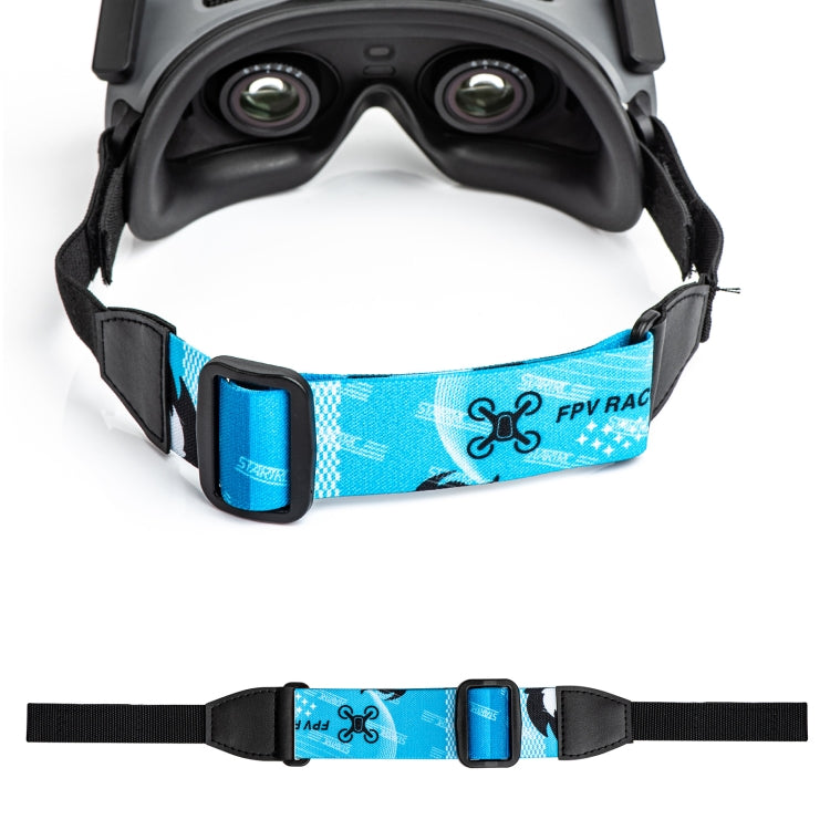 Blue Elastic Headband Straps for DJI Avata Goggles 2