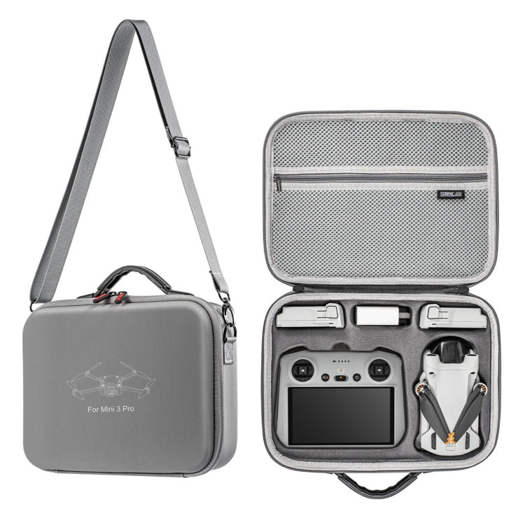 STARTRC Waterproof Shoulder Storage Bag Handbag for DJI Mini 3 Pro / RC with Screen (Grey)