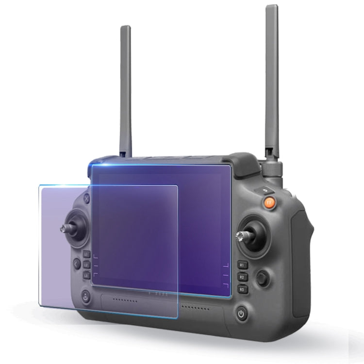 STARTRC 2-Pack Frosted Purple Eye Protection Tempered Glass Film for DJI RC Plus with Screen