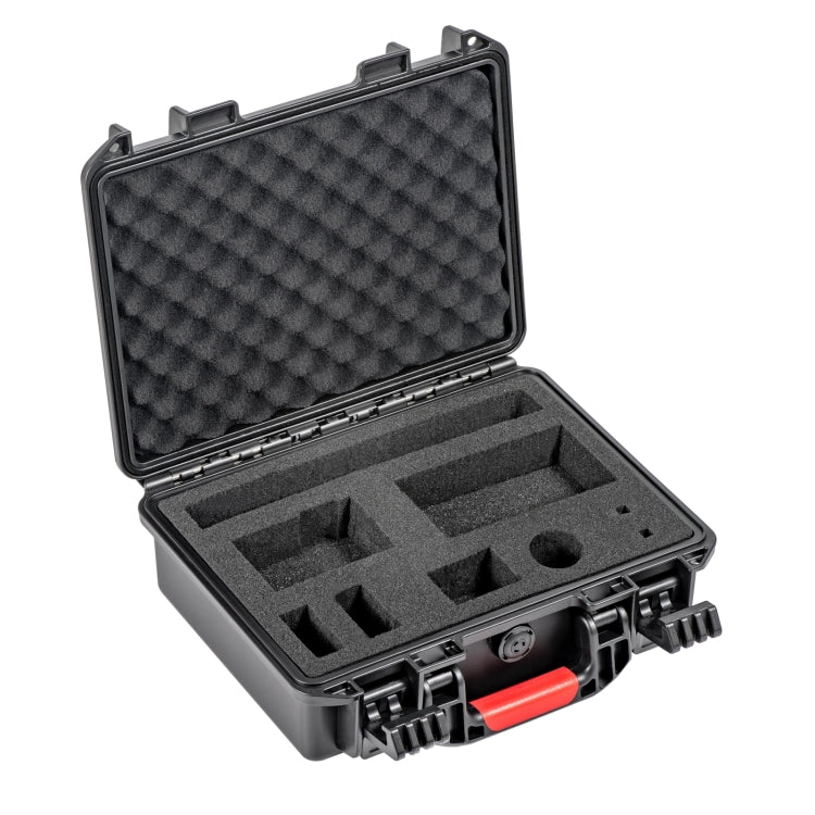 Waterproof PP Full Kit Suitcase Storage Box for DJI Action 4/3 (Black)