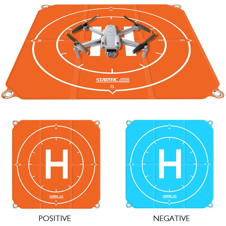 Portable Foldable Landing Pad for Various Drones with PU Leather Fabric