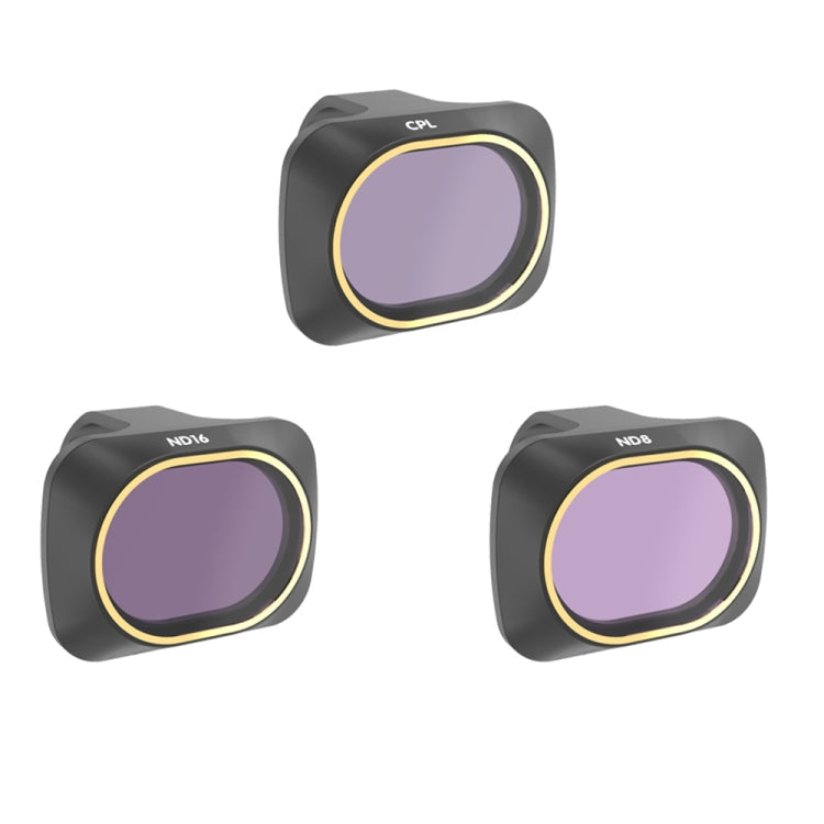 JSR Drone 3 in 1 Lens Filter for DJI MAVIC mini - CPL+ND8+ND16