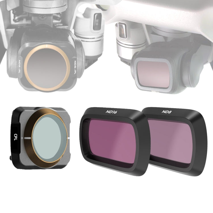 JSR Drone 3 in 1 Lens Filter Set for DJI MAVIC Air 2