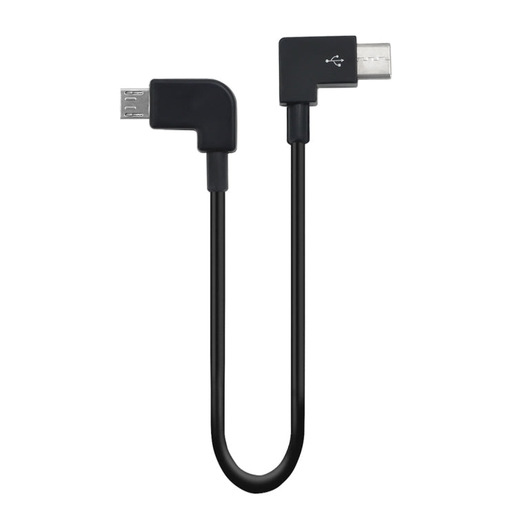STARTRC Type-C to Micro USB Data Cable for DJI Mavic Air 2/Air 2S, 30cm Length (Black)