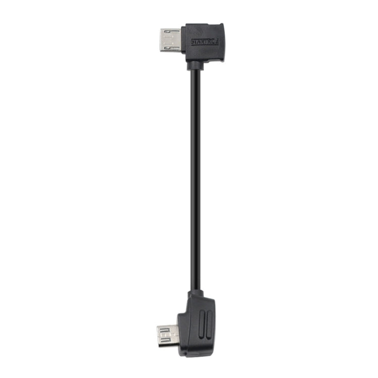 STARTRC 10cm Micro USB to Micro USB Data Cable for DJI Mavic Mini / Air, Shark Remote Controller(Black)