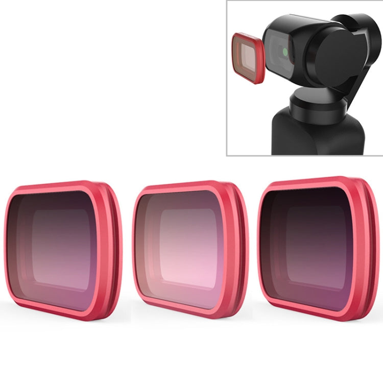 PGYTECH Underwater Gradient Dimming Lens Filters for DJI Osmo Pocket - Set of 3