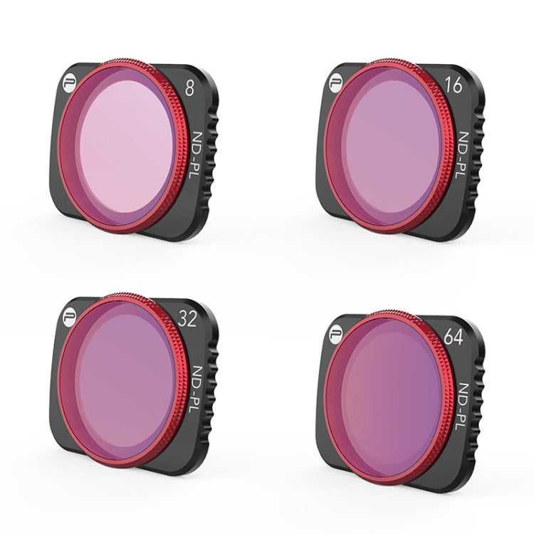 PGYTECH NDPL Lens Filter Set for DJI Mavic Air 2 Drone - 4 Pack