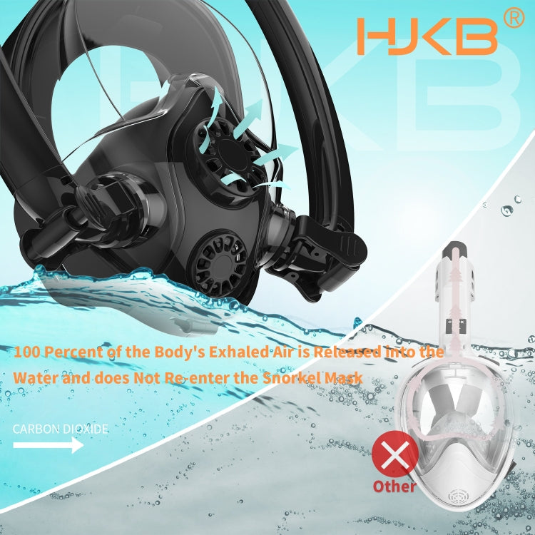 Water Sports Diving Mask for GoPro and Action Cameras, Size: L/XL (Black)