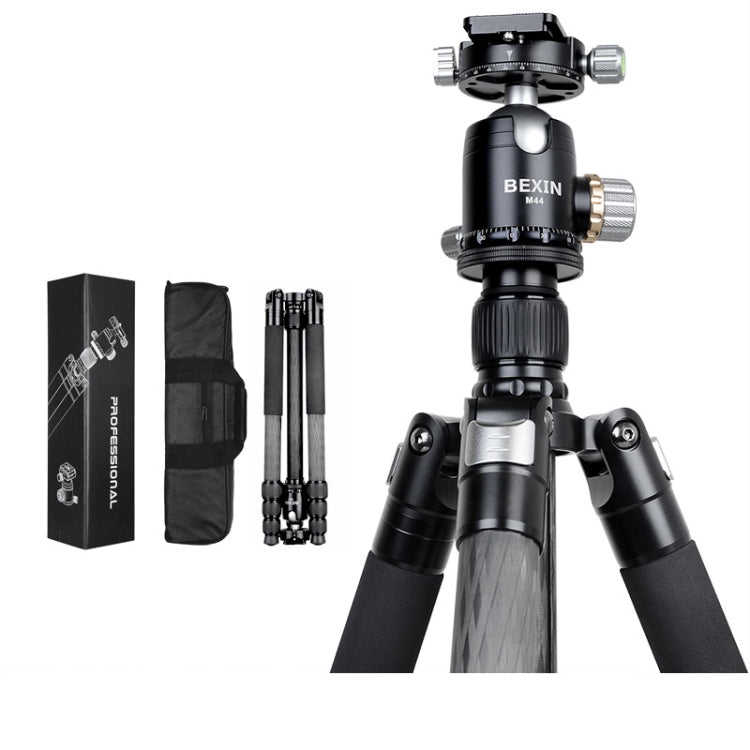 BEXIN W324C M44 Carbon Fiber Tripod with Stable Shooting Capability for Video and DSLR Cameras