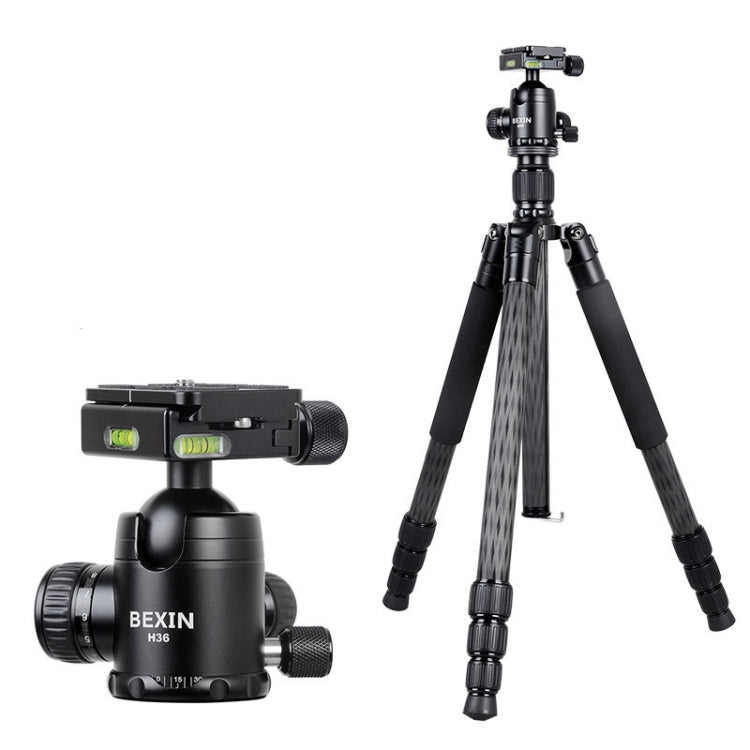 Professional Carbon Fiber Tripod for DSLR Camera - BEXIN W284C H36