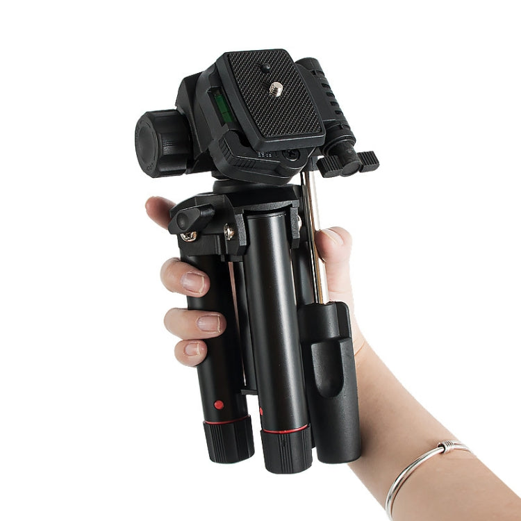 BEXIN MS19 Aluminum Desktop Mini Adjustable Camera Tripod for Point-and-Shoot Digital Cameras and DSLRs
