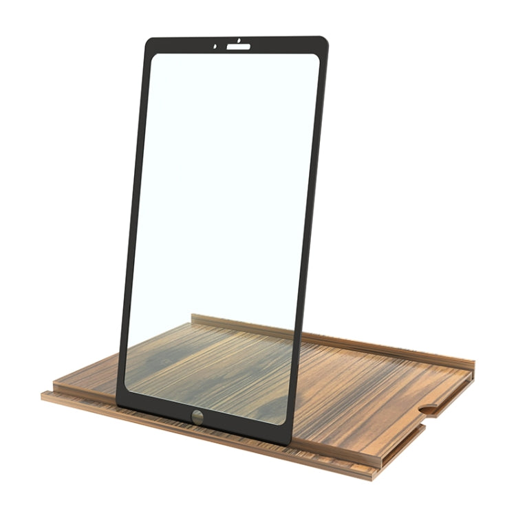 12 Inch Coffee Wood Grain HD Mobile Phone Screen Amplifier
