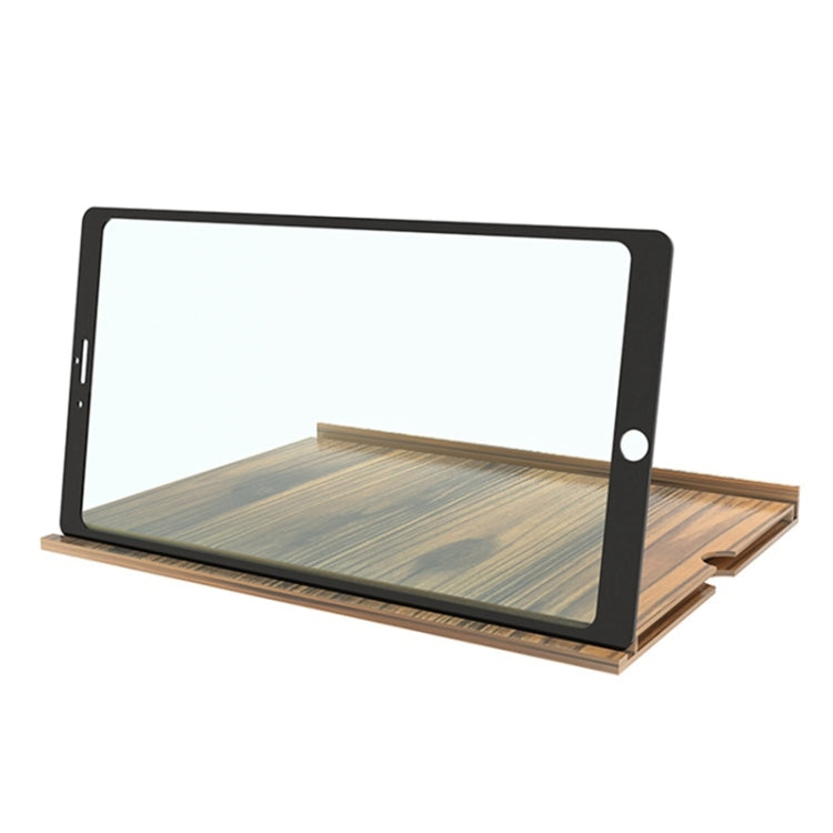 12 Inch Black Wood Grain Mobile Phone Screen Amplifier with HD Blu-ray SCR