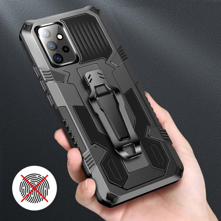 Armor Warrior Shockproof PC + TPU Protective Case for Samsung Galaxy A12 (Army Green)