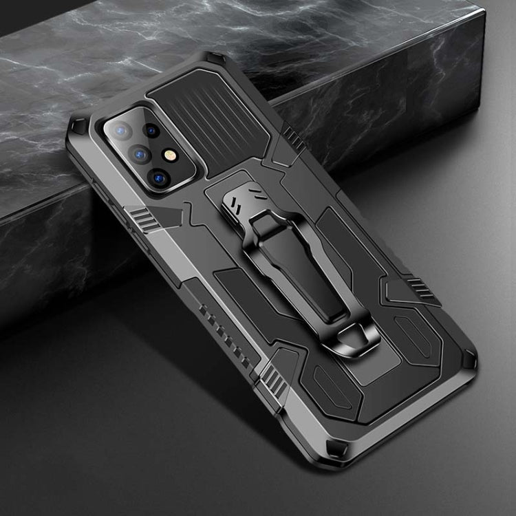 Samsung Galaxy A52 5G Shockproof Protective Case with Folding Holder (Black)