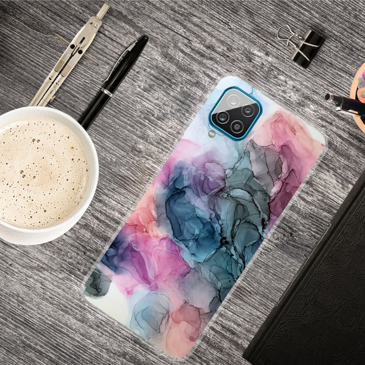 Marble Shockproof TPU Protective Case for Samsung Galaxy A12 (Abstract Multicolor)