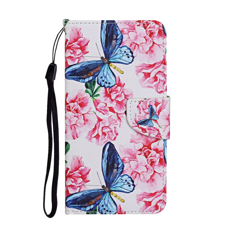 Stylish Dragonfly Flower Design Leather Case for Samsung Galaxy A12