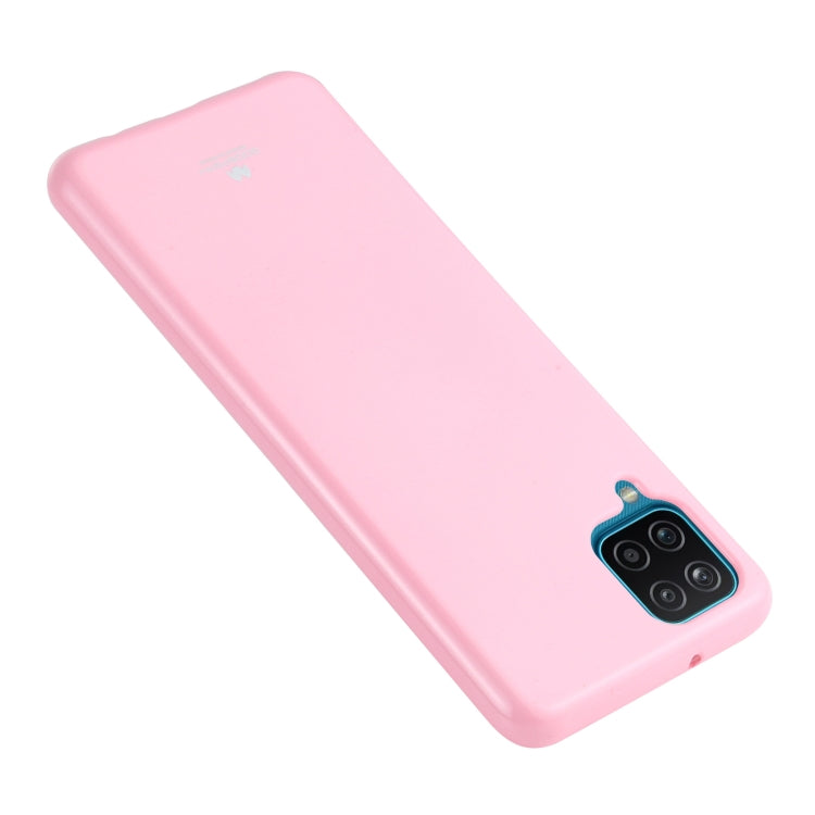 GOOSPERY JELLY Full Coverage Soft Case for Samsung Galaxy A12 in Pink