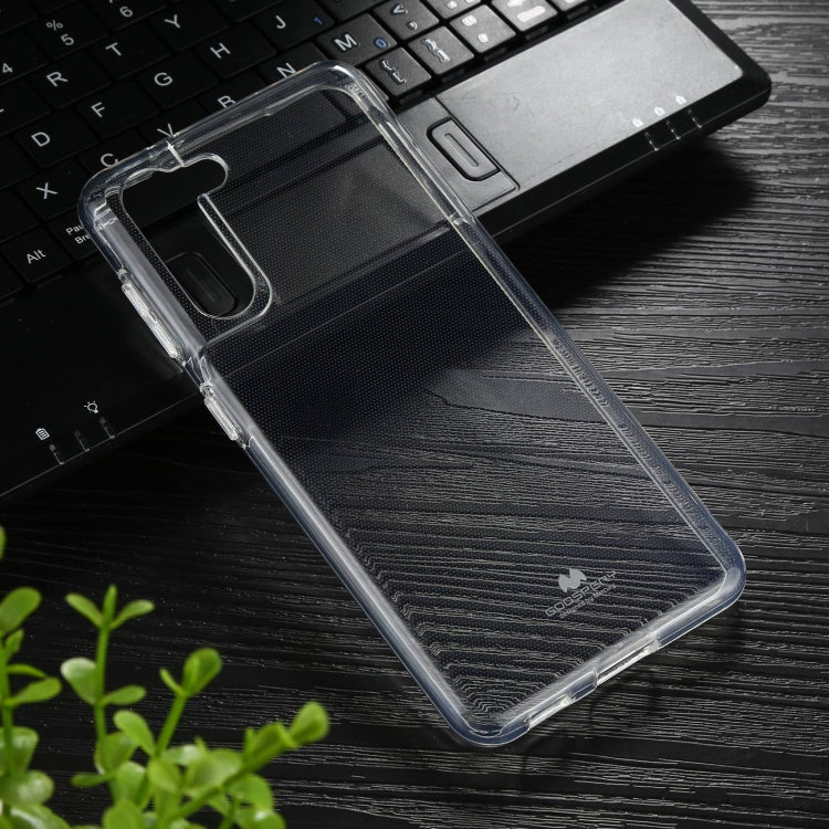 GOOSPERY JELLY Full Coverage Soft Case for Samsung Galaxy S21+ 5G (Transparent)