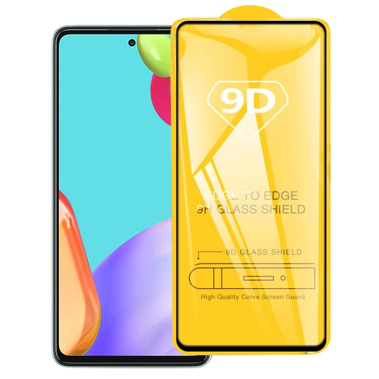 Samsung Galaxy A52 5G / 4G 9D Full Glue Full Screen Tempered Glass Film with High Hardness and HD Clarity