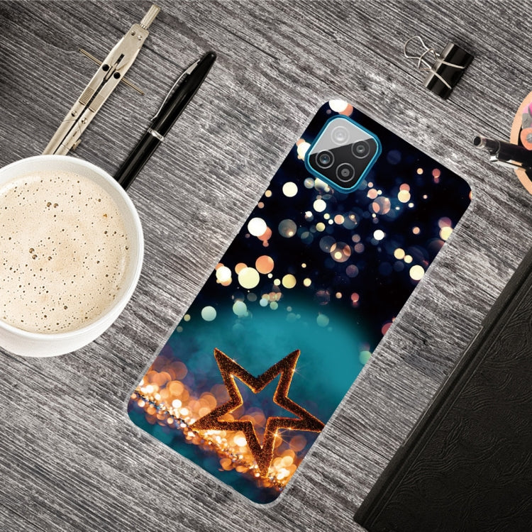 Transparent Night View Stars Protective Case for Samsung Galaxy A12