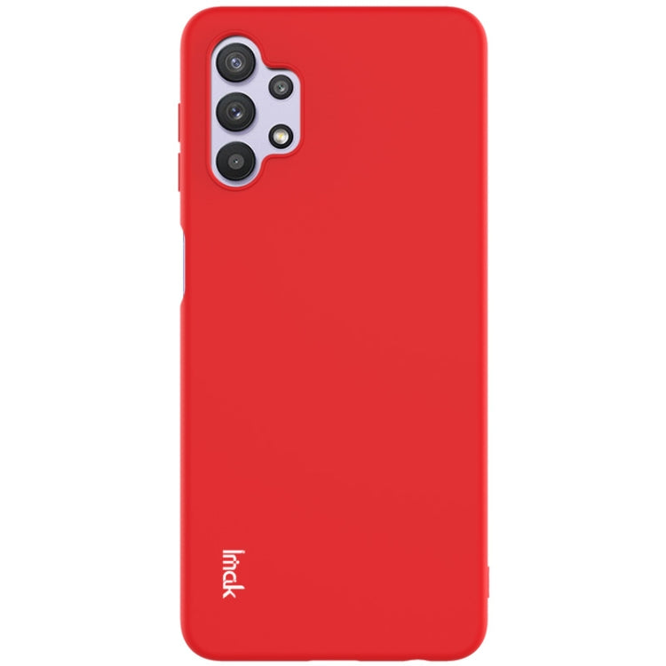 IMAK UC-2 Series Red Shockproof Full Coverage Soft TPU Case for Samsung Galaxy A32 5G