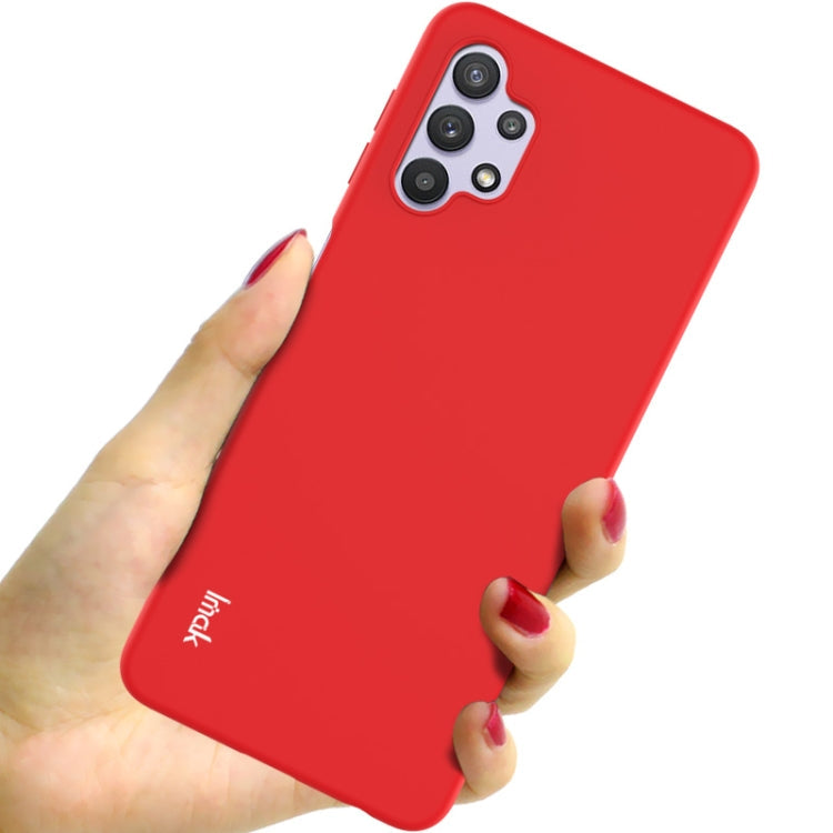 IMAK UC-2 Series Red Shockproof Full Coverage Soft TPU Case for Samsung Galaxy A32 5G