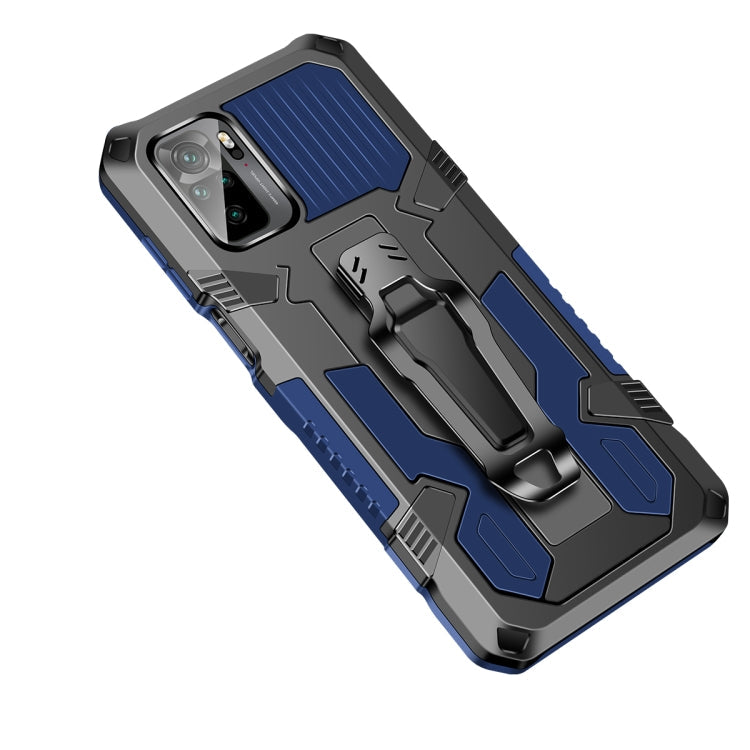 Xiaomi Redmi Note 10 / 10S Armor Warrior Shockproof Case (Blue)