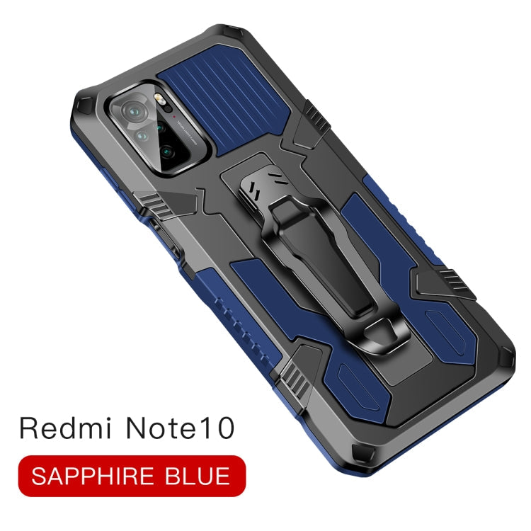 Xiaomi Redmi Note 10 / 10S Armor Warrior Shockproof Case (Blue)