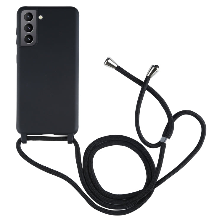 Samsung Galaxy S21+ 5G Black TPU Protective Case with Lanyard